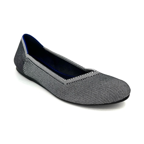 Rothy’s The Flat Birdseye Gray Women’s Shoe Size 10 Round Toe Shoes Recycled EUC - Picture 1 of 14